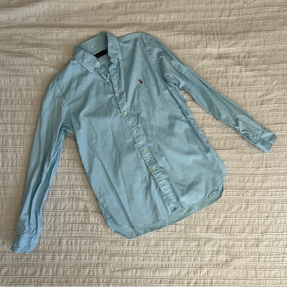 Ralph Lauren Light Blue Oxford Button-Down Shirt